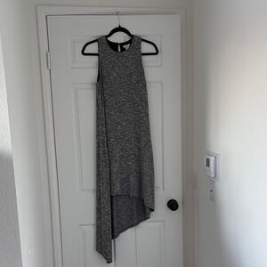 Bar III Charcoal Asymmetrical Dress